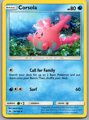 Corsola 36/149 [SM Base Set]