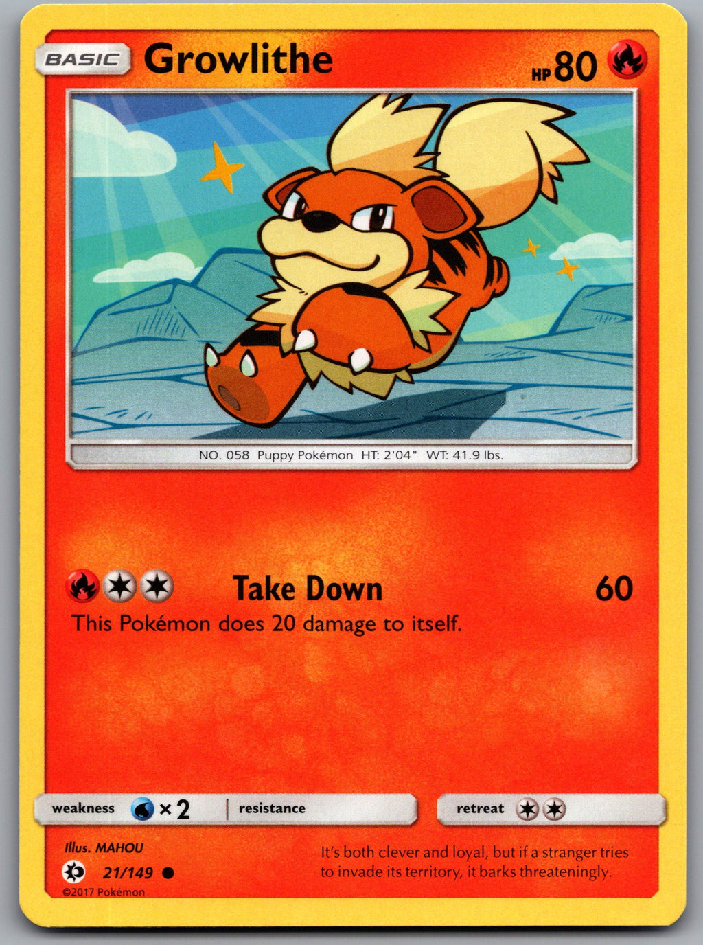 Growlithe | Near Mint / English / Normal