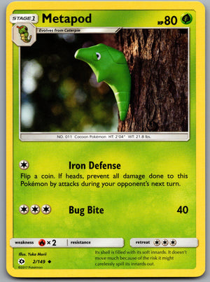 Metapod 2/149 [SM Base Set]
