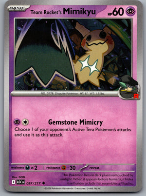 Team Rocket's Mimikyu - 097/217 [ME: Ascended Heroes]