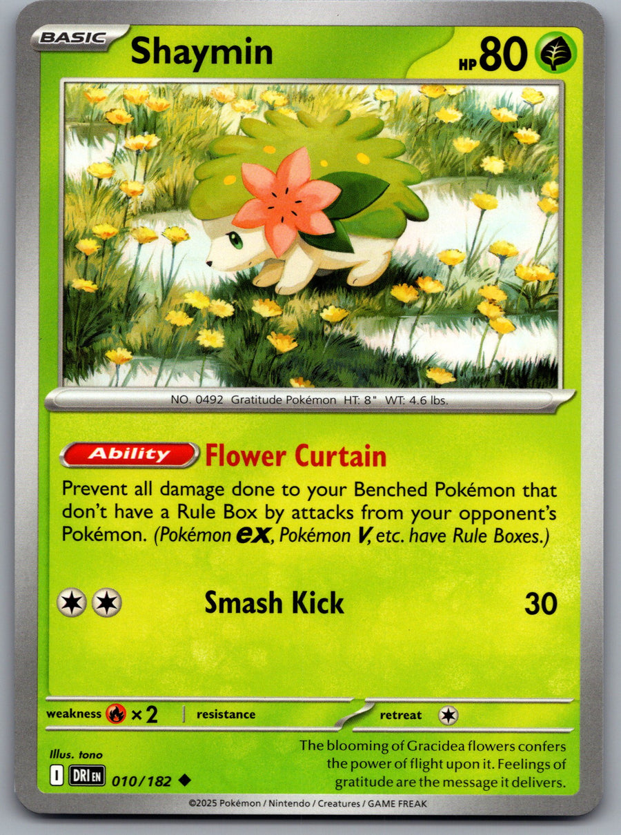 Shaymin - 010/182 | Near Mint / English / Normal