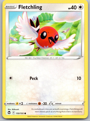 Fletchling 150/195 [SWSH12: Silver Tempest]