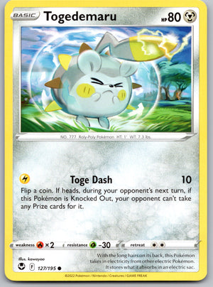 Togedemaru 127/195 [SWSH12: Silver Tempest]