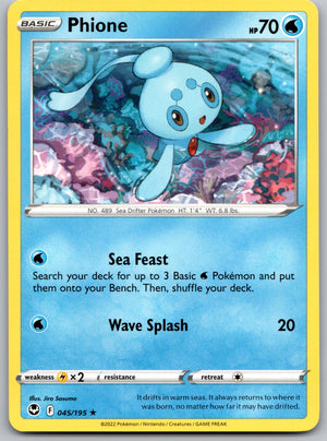 Phione 045/195 [SWSH12: Silver Tempest]