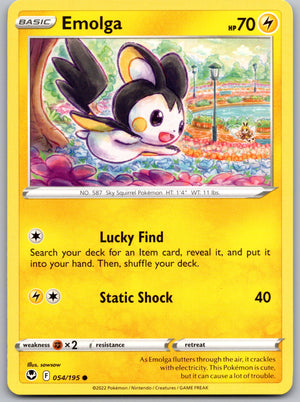 Emolga 054/195 [SWSH12: Silver Tempest]