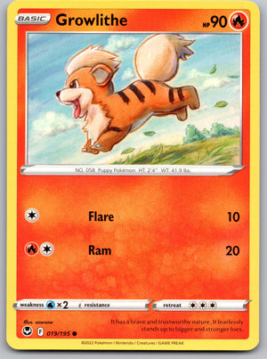 Growlithe 019/195 [SWSH12: Silver Tempest]