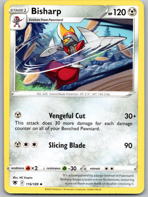 Bisharp 116/189 [SWSH10: Astral Radiance]