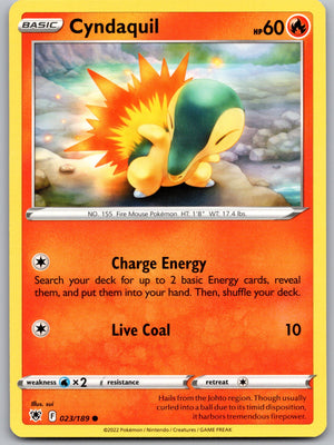 Cyndaquil 023/189 [SWSH10: Astral Radiance]