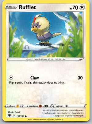 Rufflet 131/189 [SWSH10: Astral Radiance]