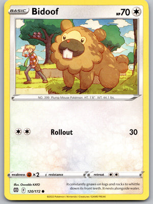 Bidoof 120/172 [SWSH09: Brilliant Stars]
