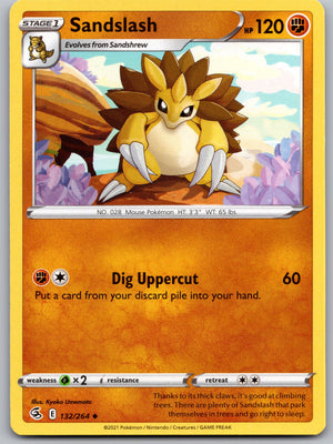 Sandslash 132/264 [SWSH08: Fusion Strike]
