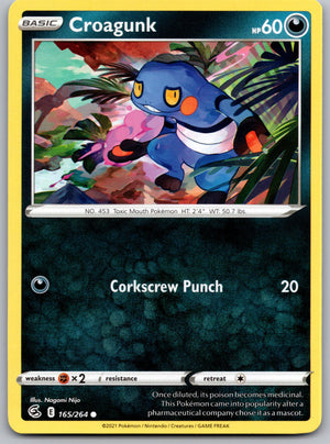 Croagunk 165/264 [SWSH08: Fusion Strike]
