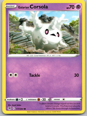 Galarian Corsola 117/264 [SWSH08: Fusion Strike]