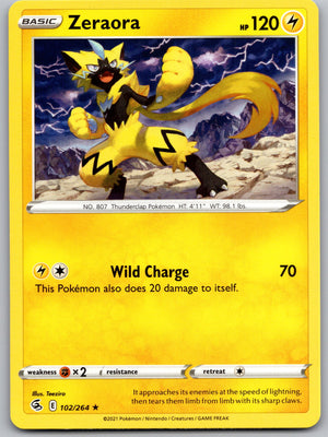 Zeraora 102/264 [SWSH08: Fusion Strike]