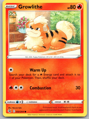 Growlithe 032/264 [SWSH08: Fusion Strike]