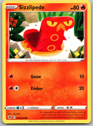 Sizzlipede (46) 046/264 [SWSH08: Fusion Strike]