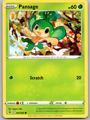Pansage 007/264 [SWSH08: Fusion Strike]
