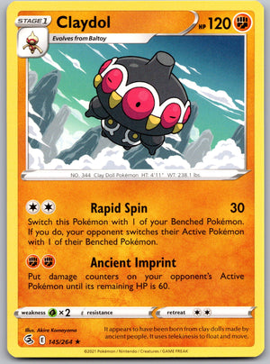 Claydol 145/264 [SWSH08: Fusion Strike]
