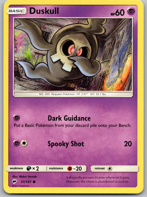 Duskull 51/147 [SM - Burning Shadows]