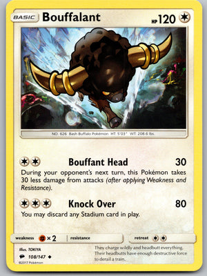 Bouffalant 108/147 [SM - Burning Shadows]