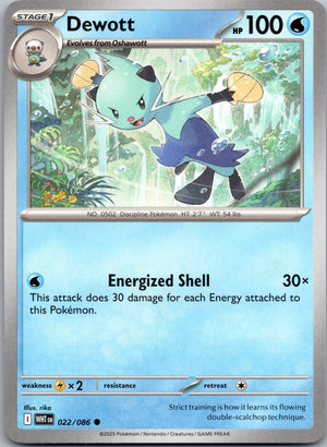 Dewott 022/086 [SV: White Flare]