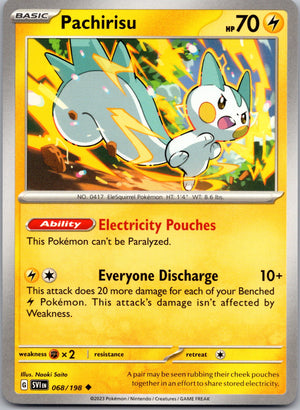 Pachirisu - 068/198 [SV01: Scarlet & Violet Base Set]