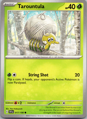 Tarountula - 017/198 [SV01: Scarlet & Violet Base Set]