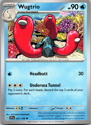 Wugtrio 057/198 [SV01: Scarlet & Violet Base Set]