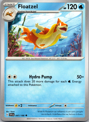 Floatzel 047/198 [SV01: Scarlet & Violet Base Set]