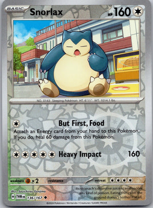 Snorlax 136/167 [SV06: Twilight Masquerade]