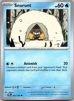 Snorunt 051/167 [SV06: Twilight Masquerade]