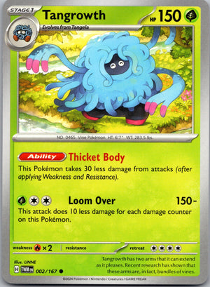 Tangrowth 002/167 [SV06: Twilight Masquerade]