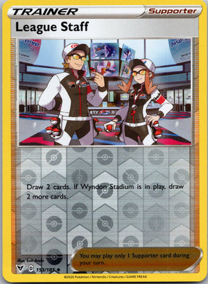 League Staff 153/185 [SWSH04: Vivid Voltage]