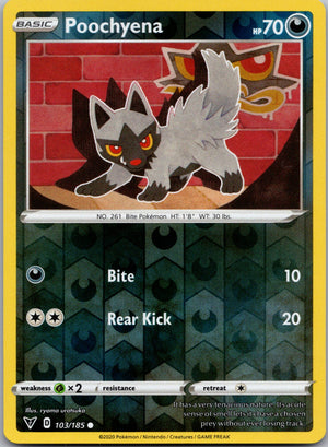 Poochyena 103/185 [SWSH04: Vivid Voltage]