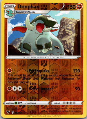 Donphan 087/185 [SWSH04: Vivid Voltage]