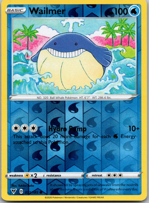 Wailmer 031/185 [SWSH04: Vivid Voltage]