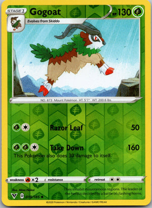 Gogoat 018/185 [SWSH04: Vivid Voltage]