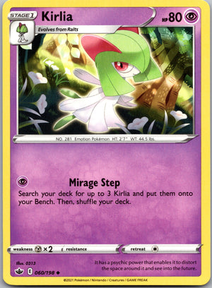 Kirlia 060/198 [SWSH06: Chilling Reign]