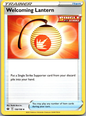 Welcoming Lantern 156/198 [SWSH06: Chilling Reign]