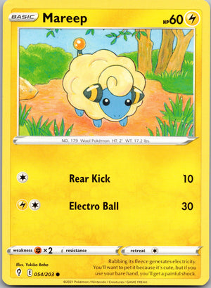 Mareep 054/203 [SWSH07: Evolving Skies]