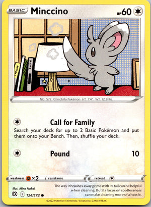 Minccino 124/172 [SWSH09: Brilliant Stars]