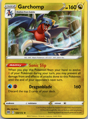 Garchomp 109/172 [SWSH09: Brilliant Stars]