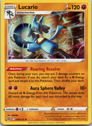 Lucario 079/172 [SWSH09: Brilliant Stars]