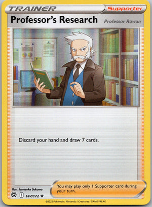 Professor's Research [Professor Rowan] 147/172 [SWSH09: Brilliant Stars]