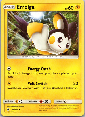 Emolga 35/111 [SM - Crimson Invasion]